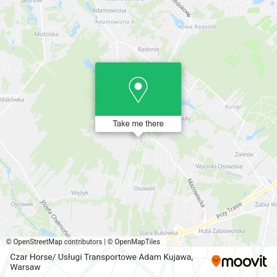 Czar Horse/ Usługi Transportowe Adam Kujawa map