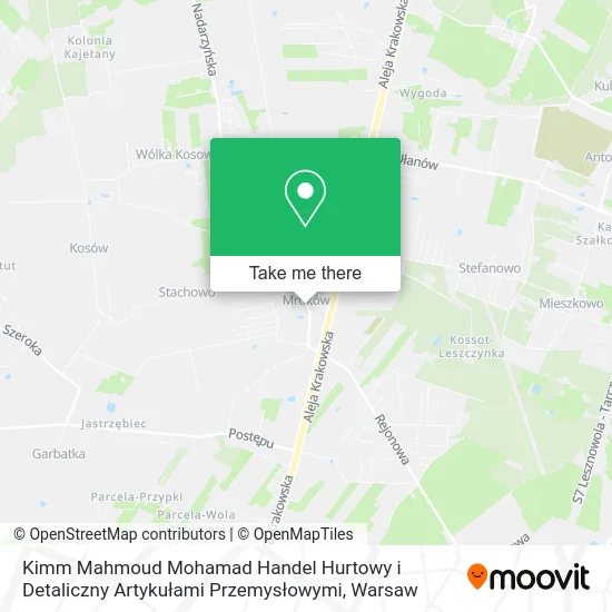 Карта Kimm Mahmoud Mohamad Handel Hurtowy i Detaliczny Artykułami Przemysłowymi