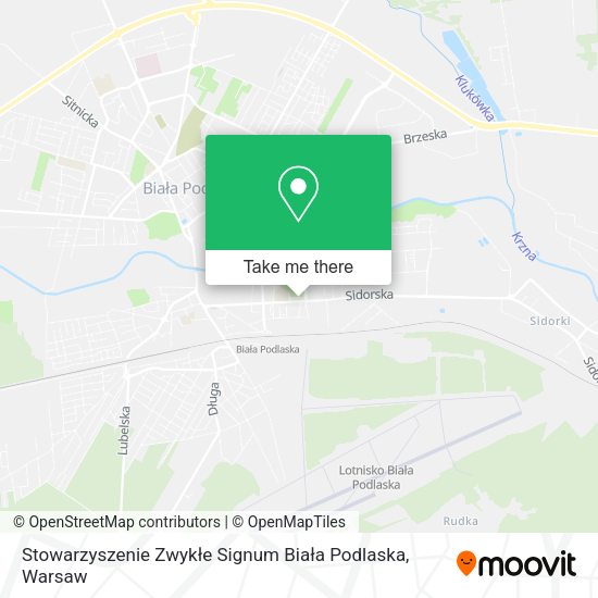 Карта Stowarzyszenie Zwykłe Signum Biała Podlaska