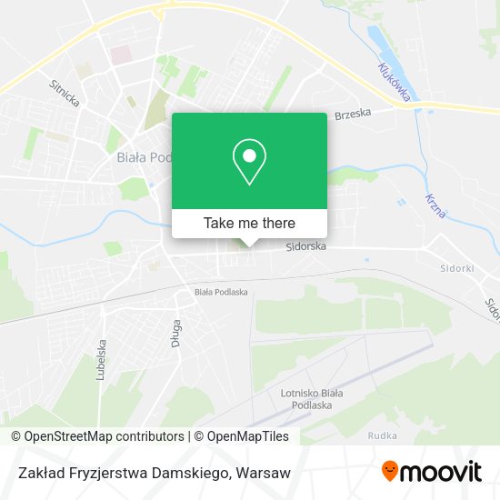 Zakład Fryzjerstwa Damskiego map