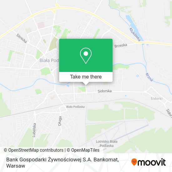 Bank Gospodarki Żywnościowej S.A. Bankomat map