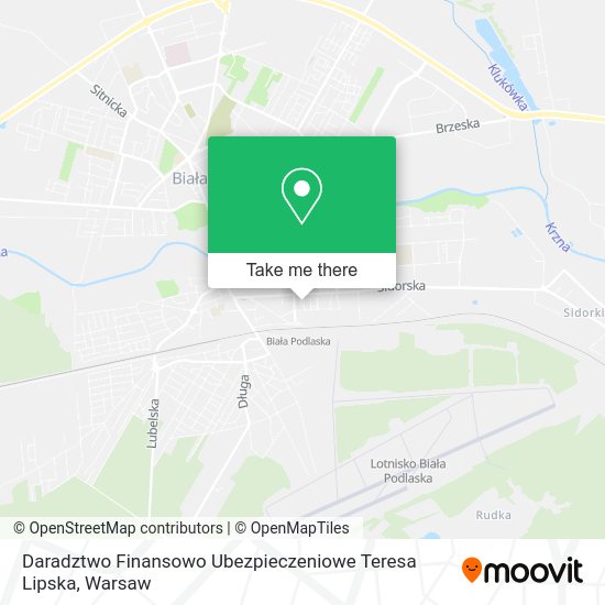 Daradztwo Finansowo Ubezpieczeniowe Teresa Lipska map