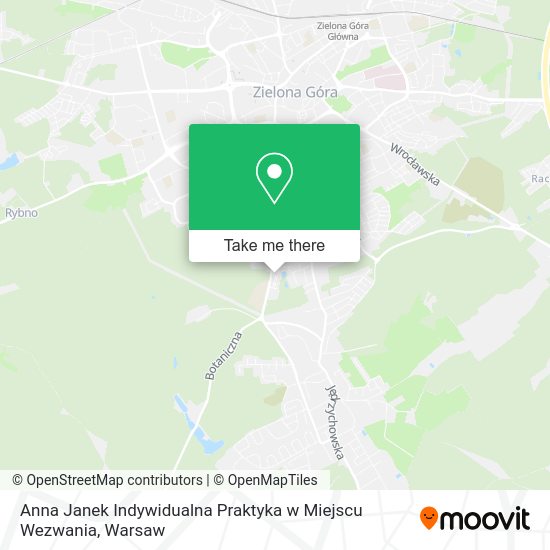 Anna Janek Indywidualna Praktyka w Miejscu Wezwania map