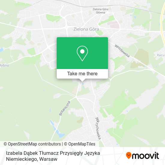 Izabela Dąbek Tłumacz Przysięgły Języka Niemieckiego map