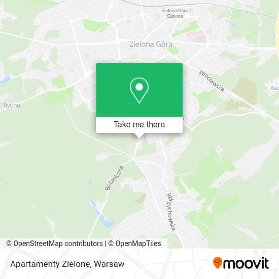 Apartamenty Zielone map