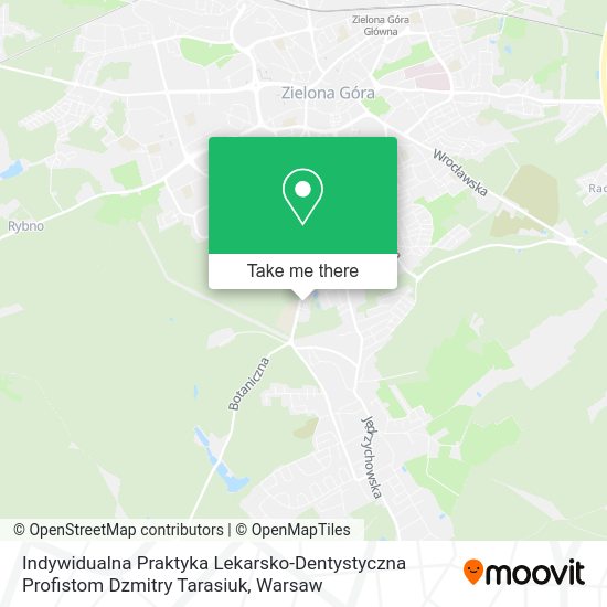 Indywidualna Praktyka Lekarsko-Dentystyczna Profistom Dzmitry Tarasiuk map