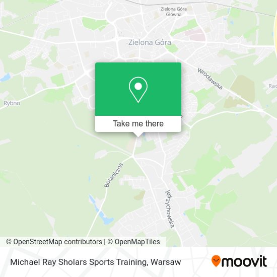 Michael Ray Sholars Sports Training map