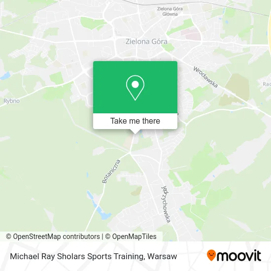 Карта Michael Ray Sholars Sports Training
