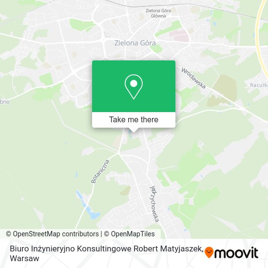 Biuro Inżynieryjno Konsultingowe Robert Matyjaszek map