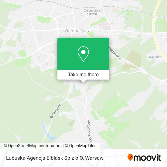 Lubuska Agencja Elblask Sp z o O map