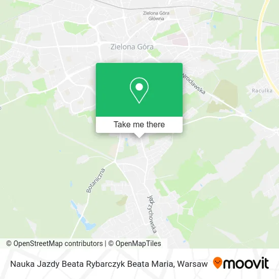 Карта Nauka Jazdy Beata Rybarczyk Beata Maria