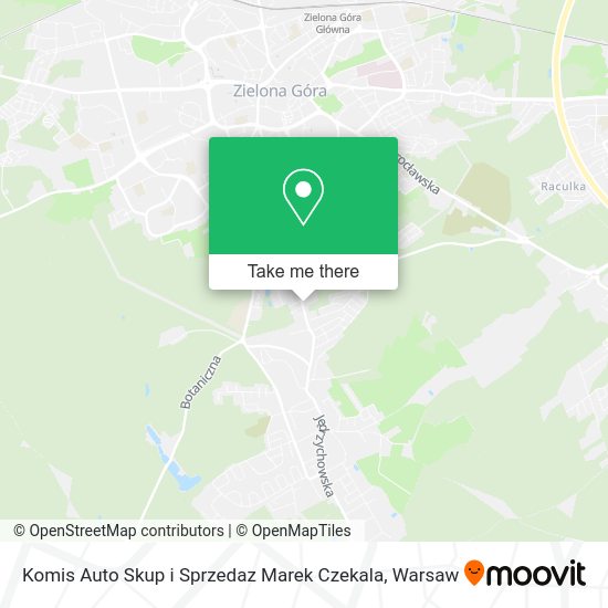 Komis Auto Skup i Sprzedaz Marek Czekala map