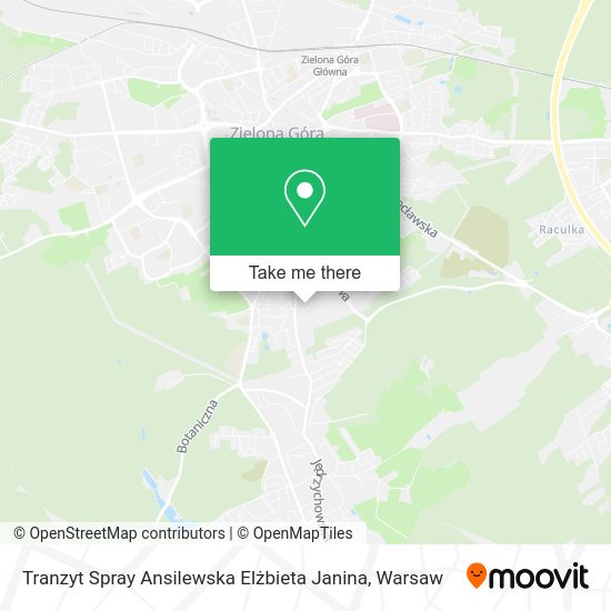 Tranzyt Spray Ansilewska Elżbieta Janina map