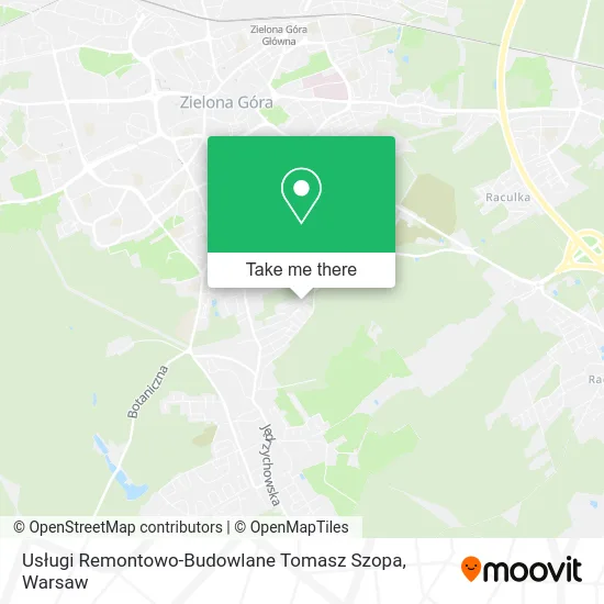 Usługi Remontowo-Budowlane Tomasz Szopa map