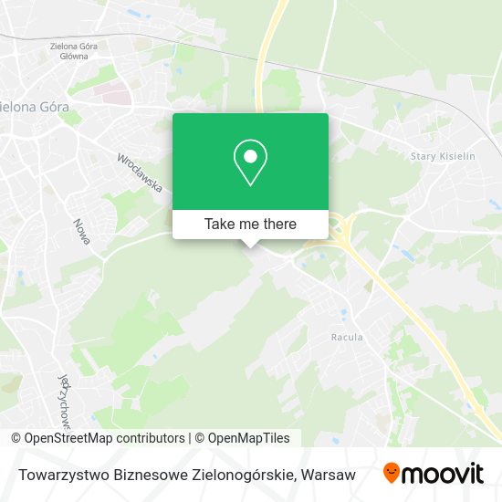 Towarzystwo Biznesowe Zielonogórskie map