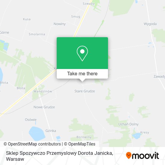 Sklep Spozywczo Przemyslowy Dorota Janicka map