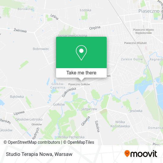 Studio Terapia Nowa map