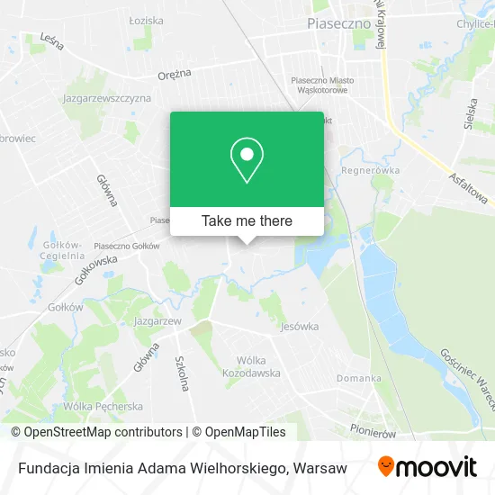 Карта Fundacja Imienia Adama Wielhorskiego