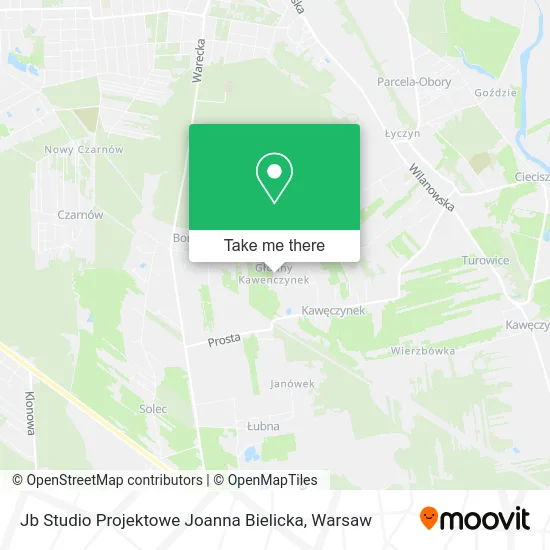 Карта Jb Studio Projektowe Joanna Bielicka
