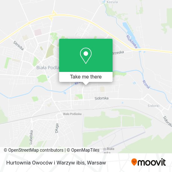 Hurtownia Owoców i Warzyw ibis map