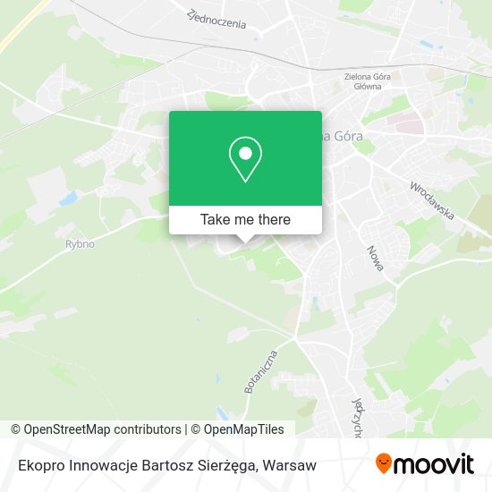 Ekopro Innowacje Bartosz Sierżęga map