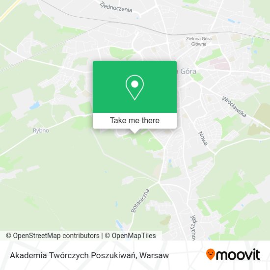 Akademia Twórczych Poszukiwań map