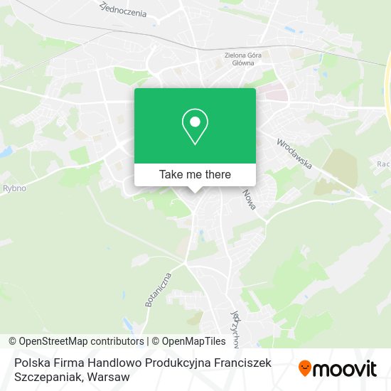 Polska Firma Handlowo Produkcyjna Franciszek Szczepaniak map