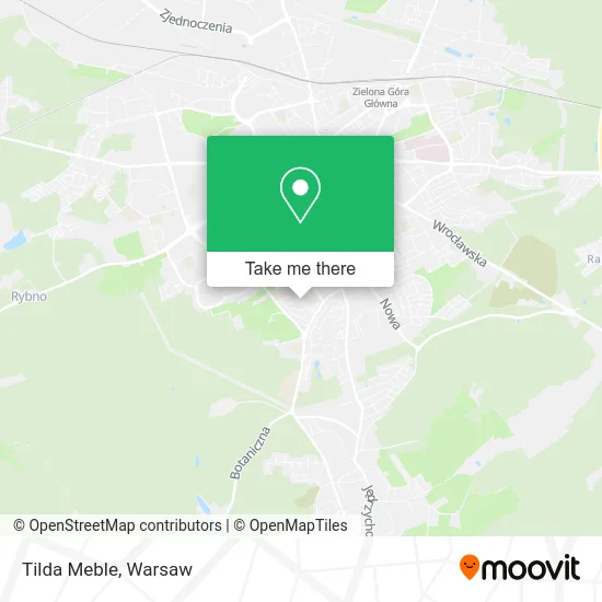 Карта Tilda Meble