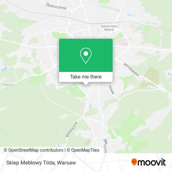 Sklep Meblowy Tilda map