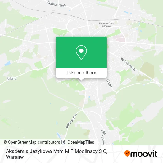 Карта Akademia Jezykowa Mtm M T Modlinscy S C