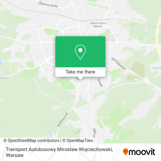 Transport Autobusowy Mirosław Wojciechowski map