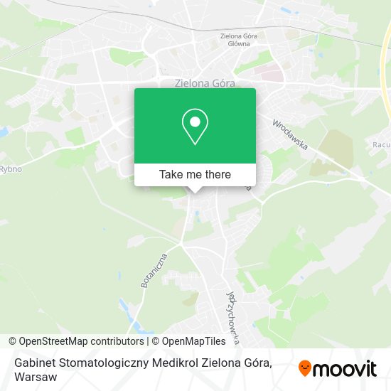 Gabinet Stomatologiczny Medikrol Zielona Góra map