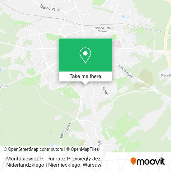 Montusiewicz P. Tłumacz Przysięgły Jęz. Niderlandzkiego i Niemieckiego map