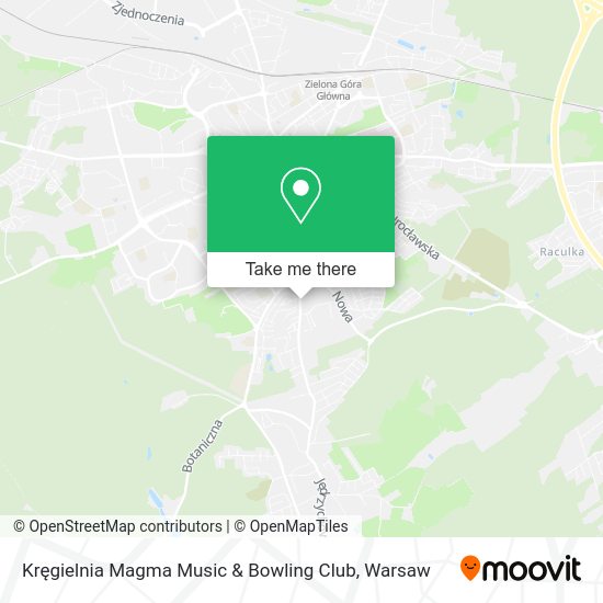 Kręgielnia Magma Music & Bowling Club map