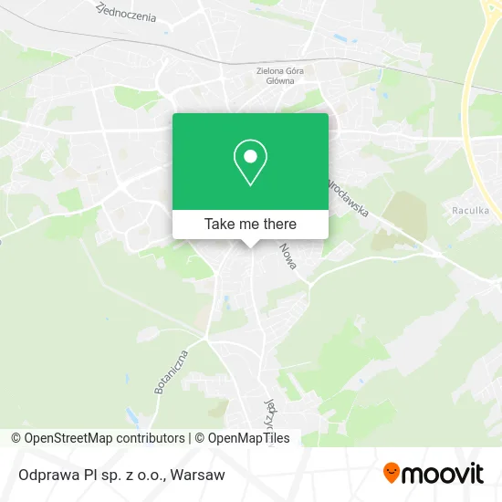 Карта Odprawa Pl sp. z o.o.