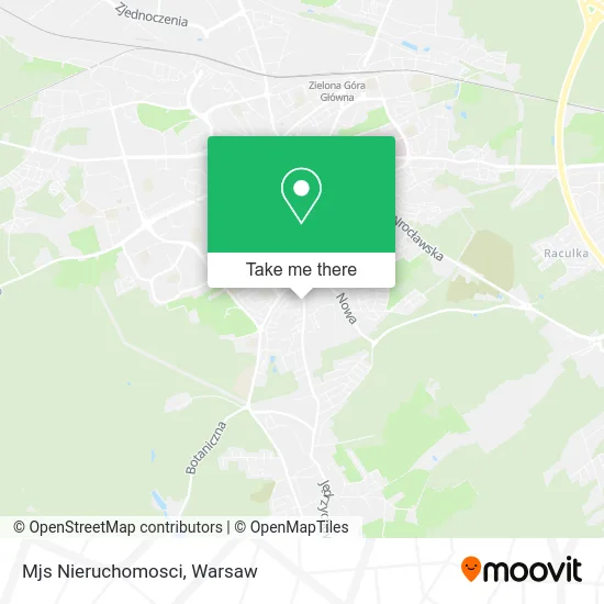 Карта Mjs Nieruchomosci