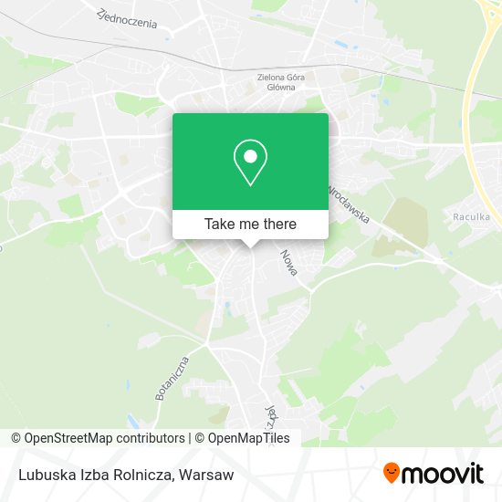 Lubuska Izba Rolnicza map