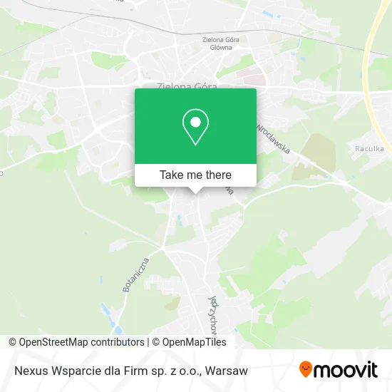 Карта Nexus Wsparcie dla Firm sp. z o.o.