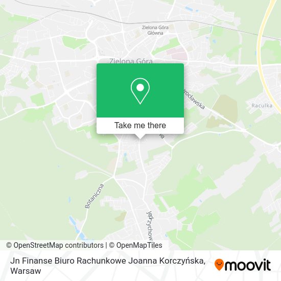 Jn Finanse Biuro Rachunkowe Joanna Korczyńska map