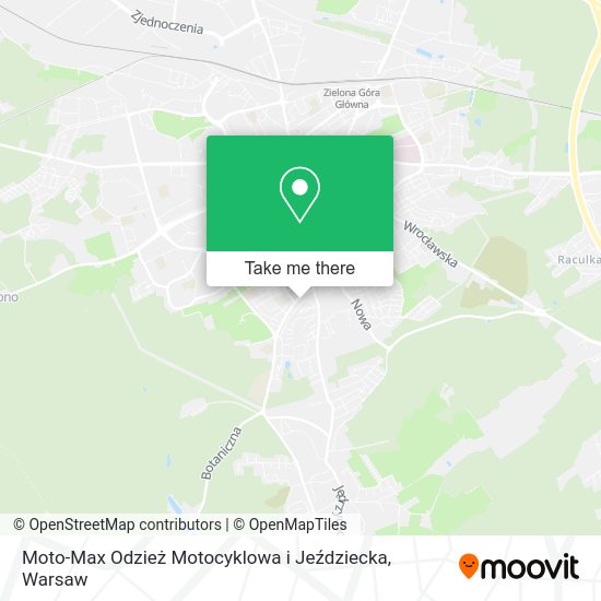 Карта Moto-Max Odzież Motocyklowa i Jeździecka