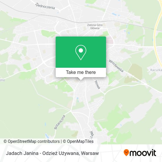 Jadach Janina - Odzież Używana map