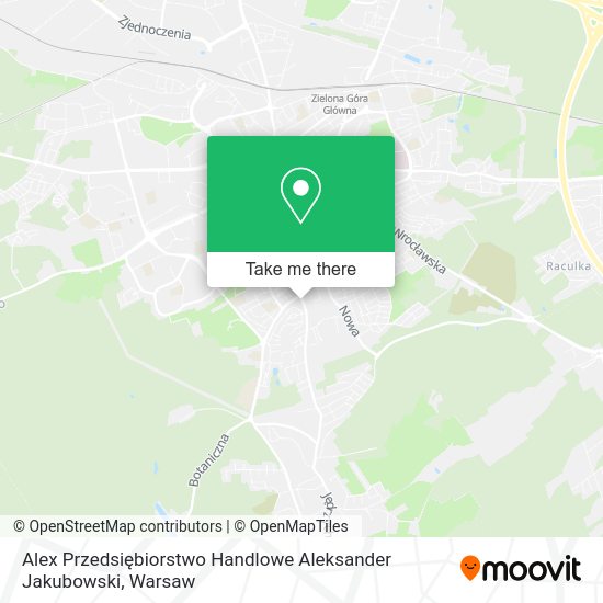 Alex Przedsiębiorstwo Handlowe Aleksander Jakubowski map