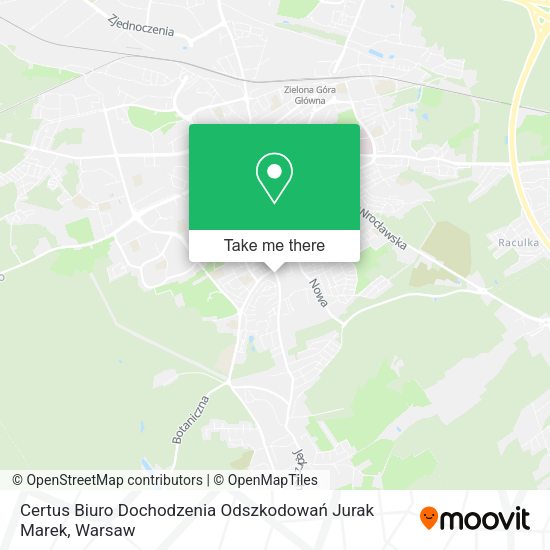 Certus Biuro Dochodzenia Odszkodowań Jurak Marek map