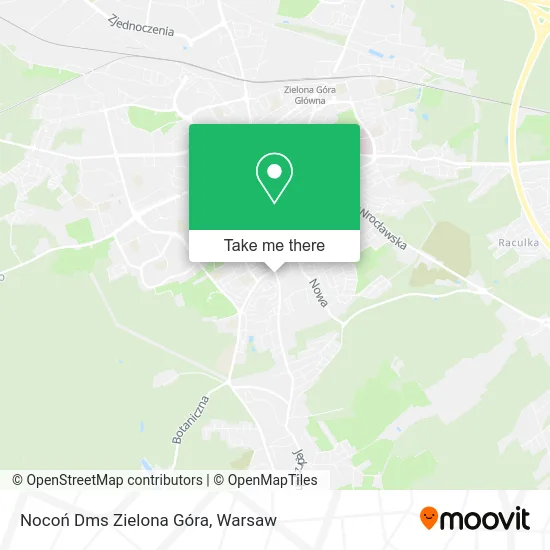 Карта Nocoń Dms Zielona Góra
