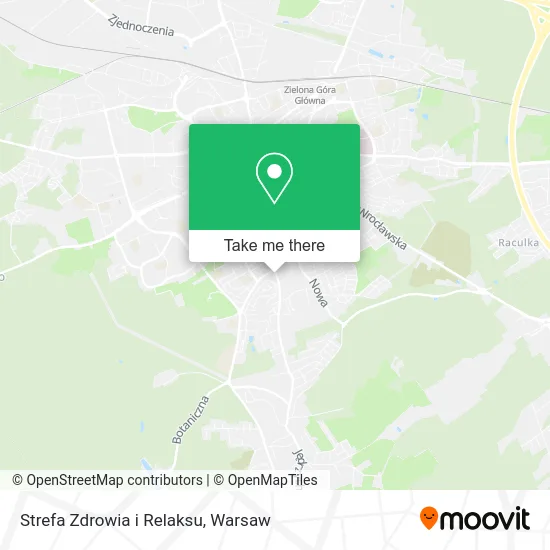 Strefa Zdrowia i Relaksu map