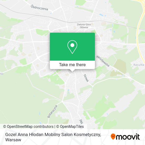 Карта Gozel Anna Hłodan Mobilny Salon Kosmetyczny