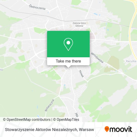 Stowarzyszenie Aktorów Niezależnych map