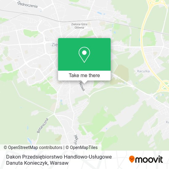 Dakon Przedsiębiorstwo Handlowo-Usługowe Danuta Konieczyk map