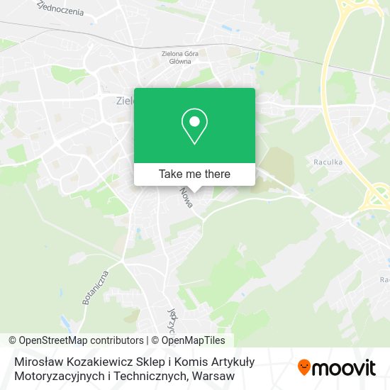 Mirosław Kozakiewicz Sklep i Komis Artykuły Motoryzacyjnych i Technicznych map