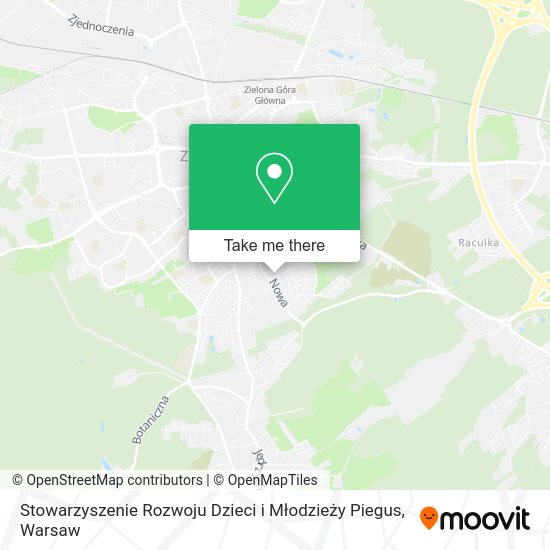 Stowarzyszenie Rozwoju Dzieci i Młodzieży Piegus map